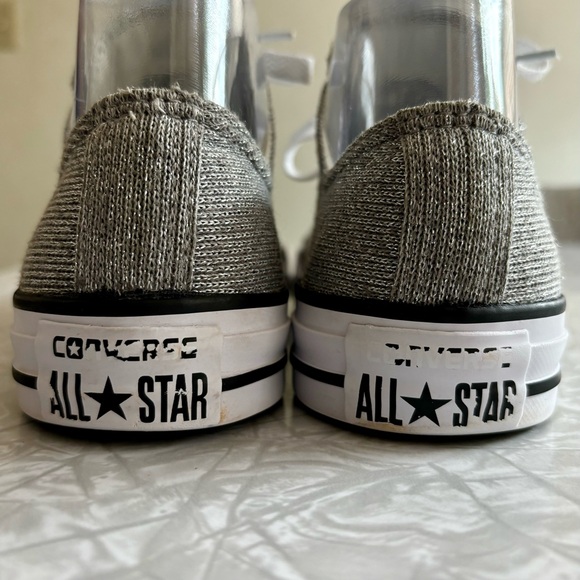 Converse All-Star CT Sparkleknit Low Silver 7 - Picture 4 of 10